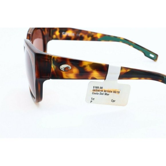 Costa Del Mar WATERWOMEN 06S9019-0455 Cat Eye Tortoise Sunglasses Brown Lens (A) main image 6